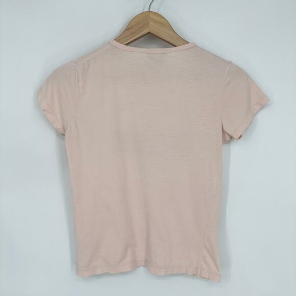 Vintage Y2K FCUK T-shirt French Connection Baby Tee Early 2000s Graphic T, Pink - Picture 5 of 7